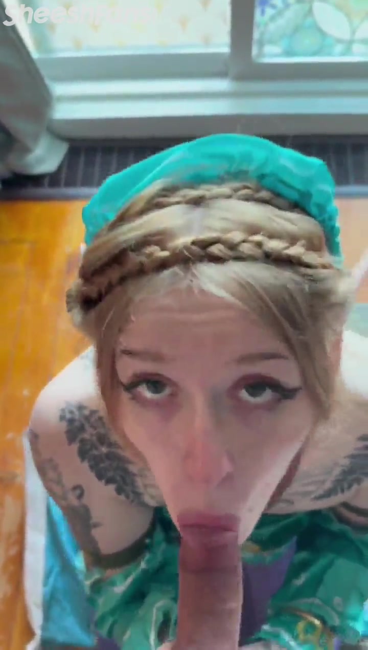 Paleseafoam – Beautiful Elf Girl Sucks Cock And Swallows Cum